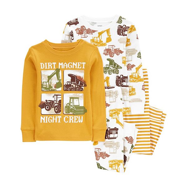 Carters Boys 12-24 Months Monster 4 Piece Pajama Set main image 0