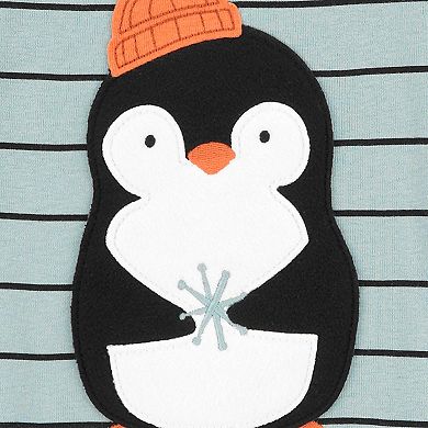 Baby Boy Carter's 4-pc. Penguin Snug Fit Pajama Tops & Pajama Pants Set