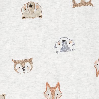 Baby & Toddler Boy Carter's 4-Piece Woodland Creatures Snug Fit Pajama Tops & Pajama Pants Set