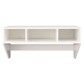 Wall Mounted Office Computer Desk With Three Compartments