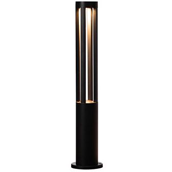 Round LED Garden Aluminum Light, Decorative Outdoor Bollard Light for Garden, Pathway, and Driveway