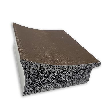 Elegant Brushed Non-beveled Bathroom Wall Mirror