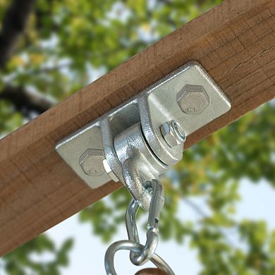 Heavy Duty Permanent Swing Hanger Brackets Set for Indoor and Outdoor Use