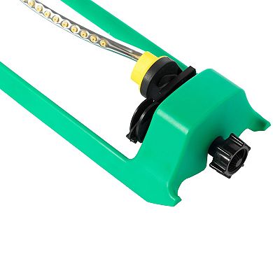 Oscillating Water Sprinkler with Nozzle Jets