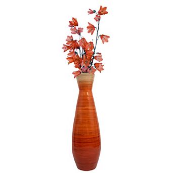 Tall Bamboo Floor Vase