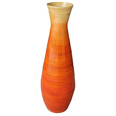 Tall Bamboo Floor Vase