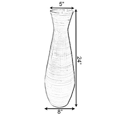 Tall Bamboo Floor Vase