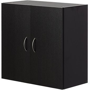 Wall Mount Bathroom Wood Cabinet with Adjustable Shelf and Double Doors , Medicine Organizer Storage Furniture for Bathrooms, Kitchens, and Laundry Room