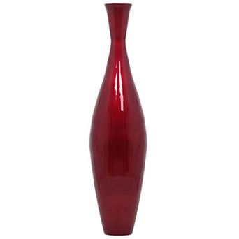 Tall Modern Bamboo Narrow Trumpet Floor Vase
