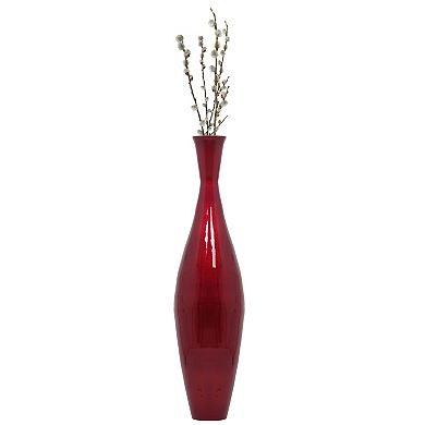 Tall Modern Bamboo Narrow Trumpet Floor Vase