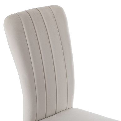 Modern and Contemporary Tufted Velvet Upholstered Accent Dining Chair