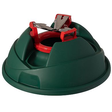 Indoor Automatic Green Christmas Tree Stand With Water Reservoir, Adjustable Metal Claws