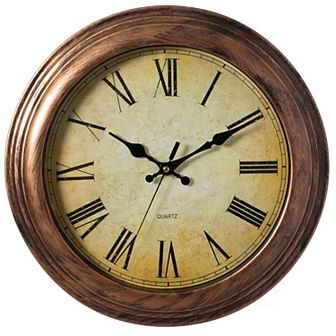 Retro Decor Bronze Rustic Wall Clock