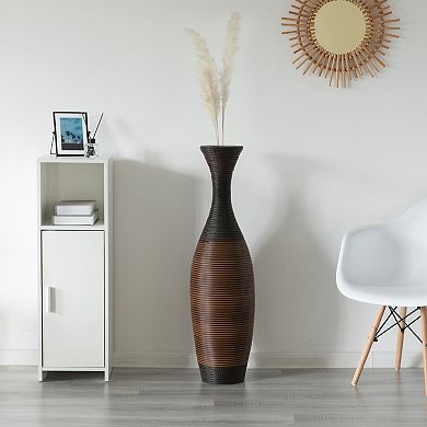 Tall Designer Floor Vase for home decor, Living Room or Hallway