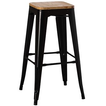 Decorative Accent Bar Stool for Indoor and Outdoor
