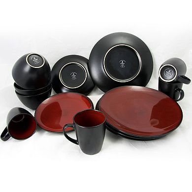 Gibson Soho Lounge Round 16-Piece Dinnerware Set