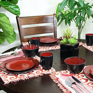 Gibson Soho Lounge Round 16-Piece Dinnerware Set