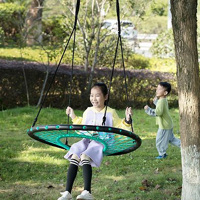 Round Net Tree Spider Web Swing