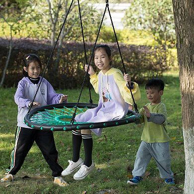 Round Net Tree Spider Web Swing