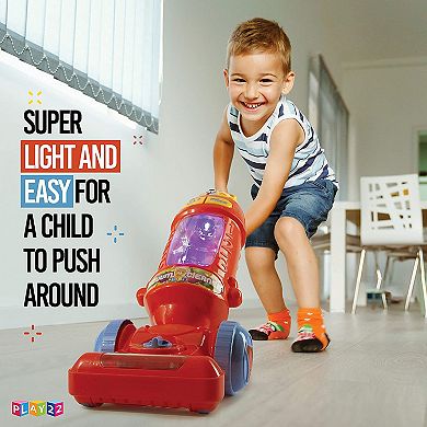 Kids Vacuum Cleaner Toy for Toddler with Lights & Sounds Effects & Ball-Popping Action