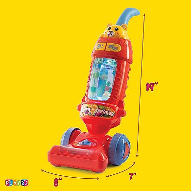 Kids Vacuum Cleaner Toy for Toddler with Lights & Sounds Effects & Ball-Popping Action