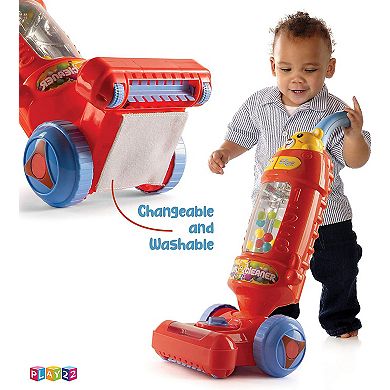 Kids Vacuum Cleaner Toy for Toddler with Lights & Sounds Effects & Ball-Popping Action