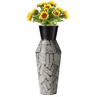 Trumpet Classic Style Straight Designed Table Vase for Entryway Dining or Living Room