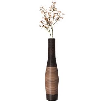Tall Modern Decorative Unique Floor Vase, Freestanding Designer Floor Vase