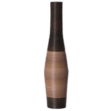 Tall Modern Decorative Unique Floor Vase, Freestanding Designer Floor Vase