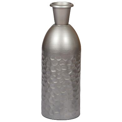 Modern Decorative Iron Hammered Tabletop Centerpiece Flower Vase