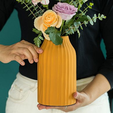 Modern Farmhouse Home Décor Accents; Living Room Décor, Boho Vases for Table Decor