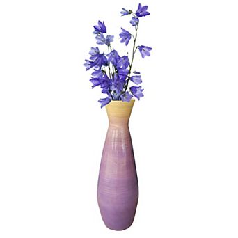 Tall Bamboo Floor Vase