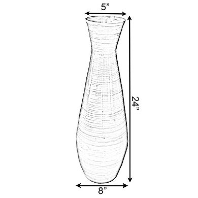 Tall Bamboo Floor Vase