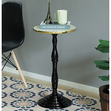 Round Wooden Side Table