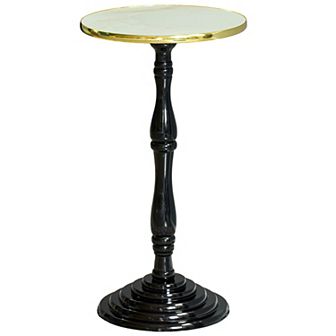Round Wooden Side Table