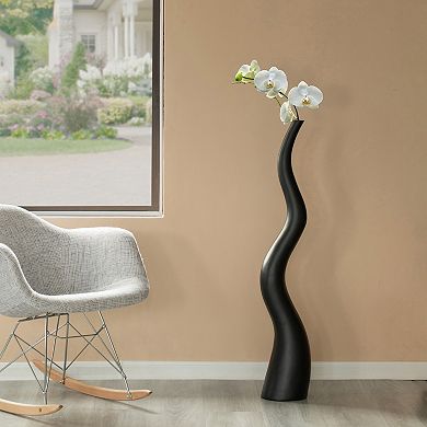 Animal Horn Shape Floor Vase for Entryway Dining or Living Room
