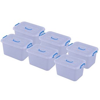 Large Clear Storage Container With Lid and Handles