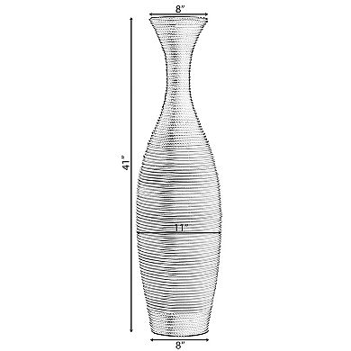 Tall Designer Floor Vase, vase for home decor, Living Room or Hallway