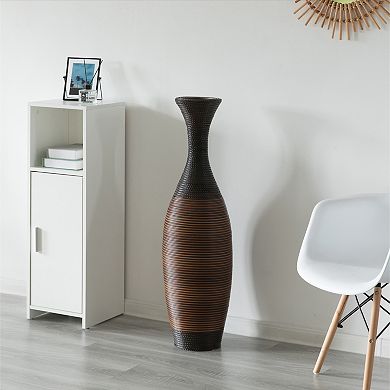 Tall Designer Floor Vase, vase for home decor, Living Room or Hallway