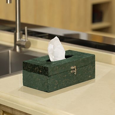 Velvet Modern Paper Facial Tissue Box Holder