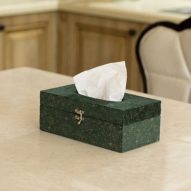 Velvet Modern Paper Facial Tissue Box Holder