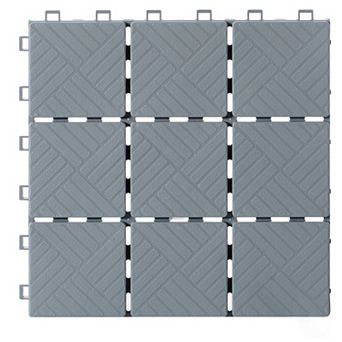 Interlocking Garden Path Tiles Outdoor Flooring Decorative Floor Grass Paver, Pack of 5
