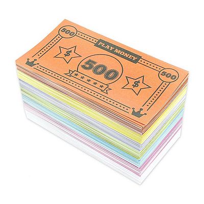 100 Pcs Fake Prop Money - Movie Money For Videos, Party Games, & Learning Toys (Marked "COPY")