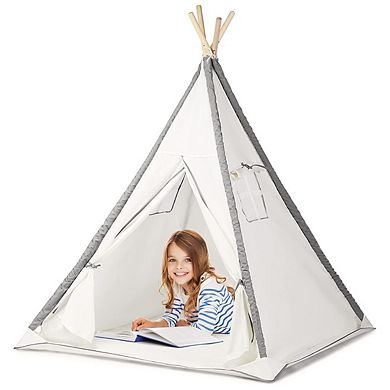 Kids Teepee Tent for Kids with Mat and Carry Case - Kids Play Tent for Toddlers Girls & Boys