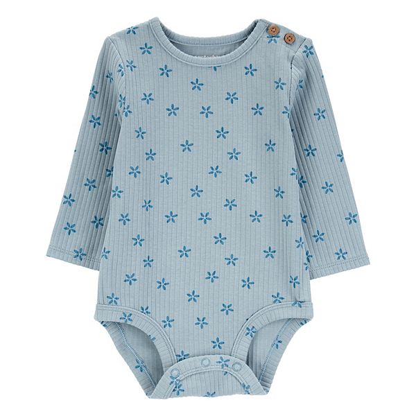 Carter's 5pc Baby Girl Multi Color Floral Bunny Bodysuit Set main image 1