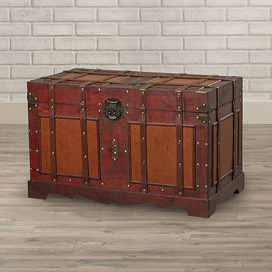 Antique Style Steamer Trunk