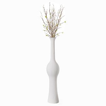 Tall Unique Style Floor Vase for Entryway Dining or Living Room