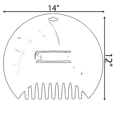 Decorative Pair of Leaf Scoops, Hand Rakes for Lawn and Garden Cleanup