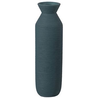 Decorative Ceramic Cylinder Vase, Modern Style Centerpiece Table Vase