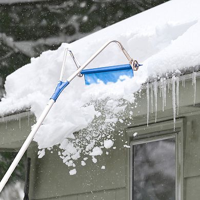 Rooftop Rake Snow Remover, Extendable, Lightweight